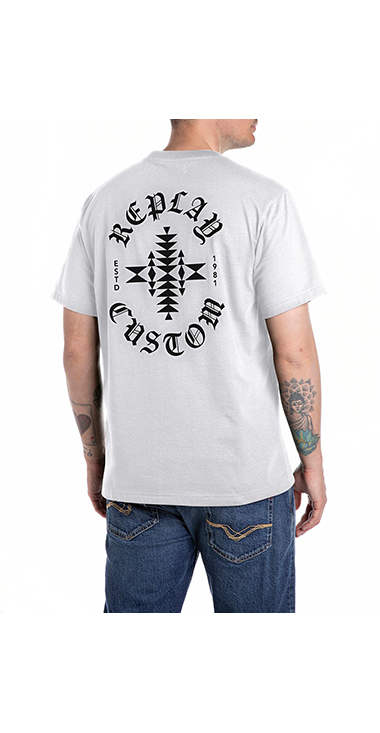 コットンジャ－ジープリントＴシャツ 詳細画像
